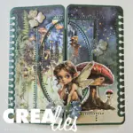 Crealies Dies Cardzz 634 - Gatefold Notebook card square