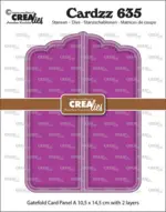 Crealies Dies Cardzz 635 - Gatefold card Panel A