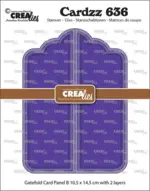 Crealies Dies Cardzz 635 - Gatefold card Panel B