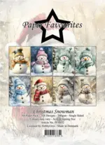 Paper Favourites A6 Paper Pack - Christmas Snowman