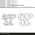 Simple and Basic die SBD699 - God Jul (bestilling)