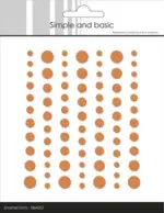 Simple and Basic Enamel Dots SBA057 - Matte Mandarine