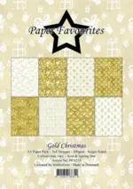 Paper Favourites A5 Paper Pack PFA235 - Gold Christmas