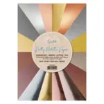 Card Deco - Pretty metallic paper A4 - 32 ark