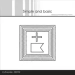 Simple and Basic die SBD702 - 3 x 3 inch basics - Old paper