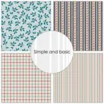 Simple and Basic Design Paper SBP774 - Christmas Patterns 30,5x30,5cm (bestilling)