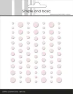 Simple and Basic Enamel Dots SBA103 - Glitter Light Pink