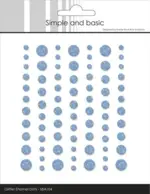 Simple and Basic Enamel Dots SBA104 - Glitter Light Blue