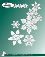 By Lene dies BLD1887 - Snowflakes