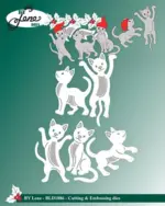By Lene dies BLD1886 - Christmas Cats