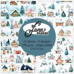 BY Lene Paperpad BLP086 - Happy Landscapes 15x15cm