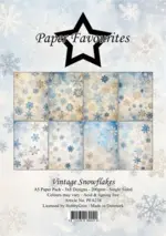 Paper Favourites A5 Paper Pack PFA238 - Vintage Snowflake