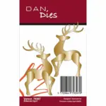 Dan Dies 79397 - Stående hjort