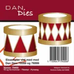 Dan Dies 79400 - Til og fra trommer - Tilbehør - Pyntelag