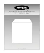 HobbyGros Storage - Storage Pockets - Storage solution for dies & stamps 130x127mm