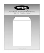 HobbyGros Storage - Storage Pockets - Storage solution for dies & stamps 171x238mm