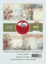 BY Lene Paperpad BLP678 - Vintage Winter A6