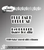 By Lene stempel BLS1281 - Danske tekster