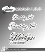 By Lene stempel BLS1278 -  Danske tekster