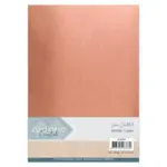 Card Deco Essentials - Linen Cardstock - A4 - Metallic Copper