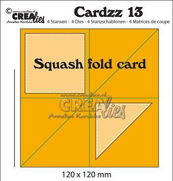 Crealies Dies Cardzz 13 - Squash fold card die (pop up die)