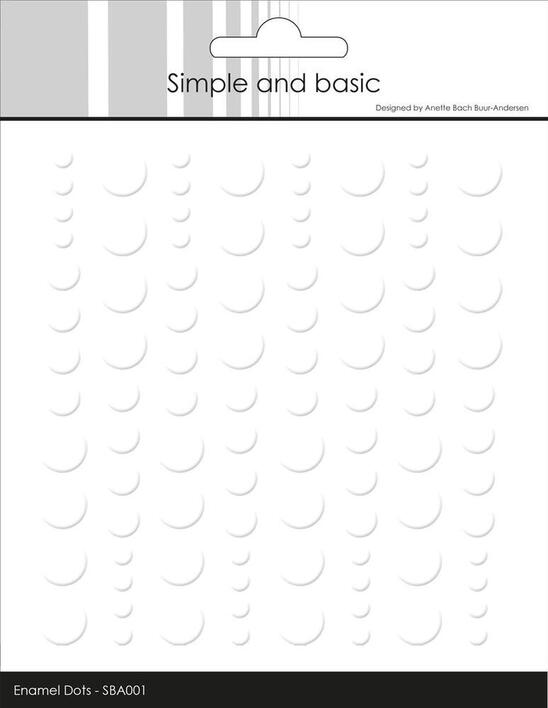 Simple and Basic Enamel Dots SBA001 - Soft White