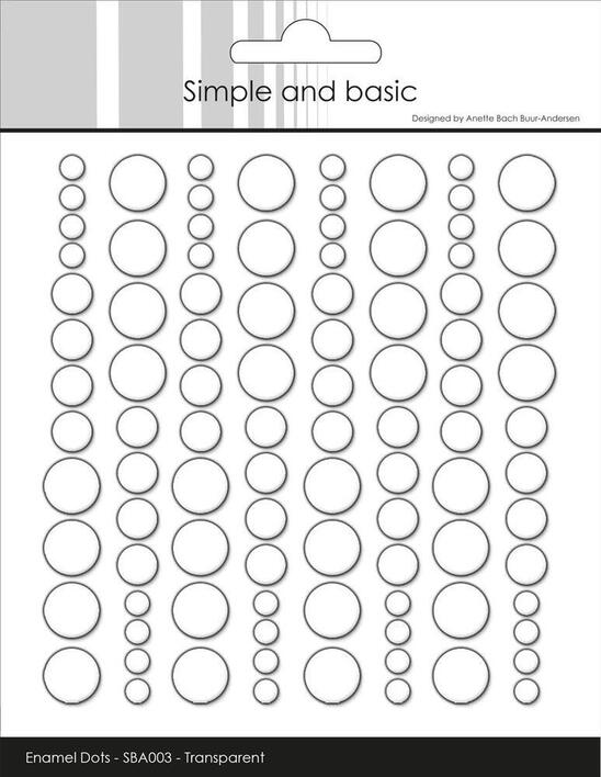 Simple and Basic Enamel Dots SBA003 - Clear Water