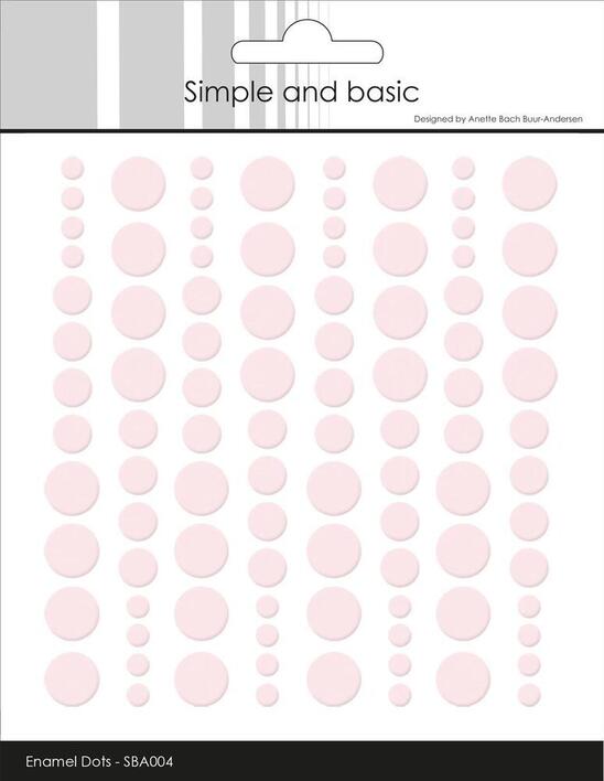 Simple and Basic Enamel Dots SBA004 - Baby Rose