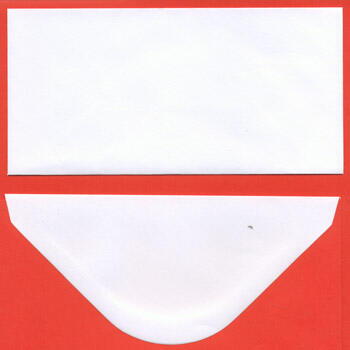 Kuvert til mini slimcards 20 stk hvid