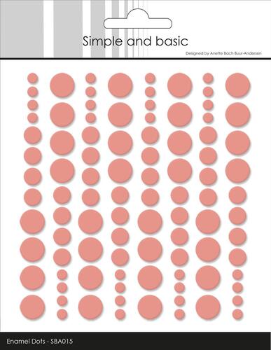 Simple and Basic Enamel Dots SBA015 - Fresh Peach
