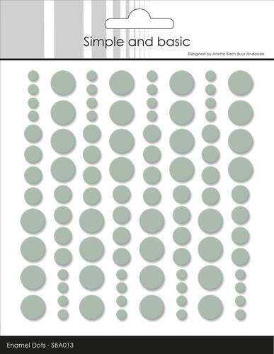 Simple and Basic Enamel Dots SBA013 - Sage