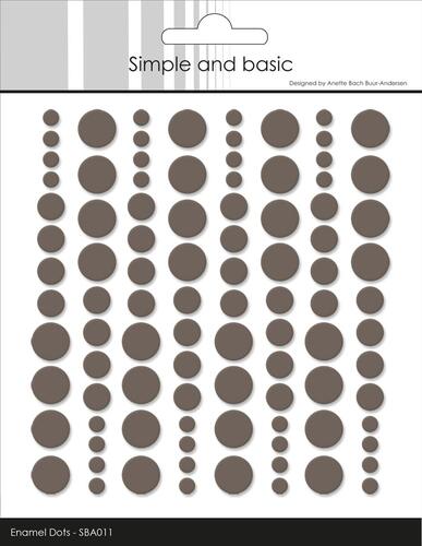 Simple and Basic Enamel Dots Warm Grey