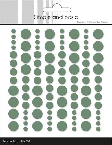 Simple and Basic Enamel Dots Eucalyptus