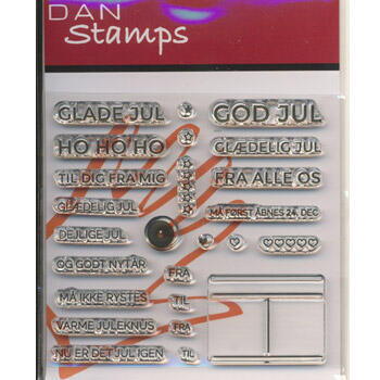 Stempel Dan Stamps Glade jul