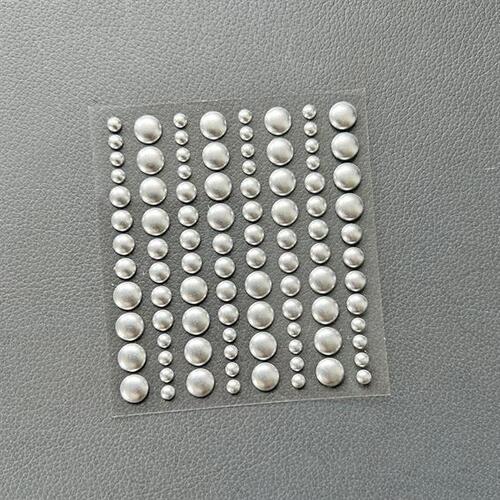 Simple and Basic Enamel Dots SBA029 - Matte Metallic Silver