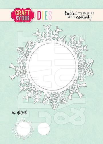 Craft and You die CW154 - Snowflake Frame