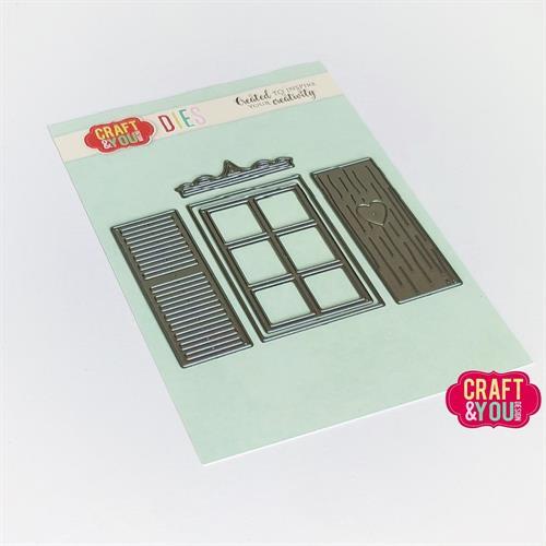 Craft and You die CW248 - Window with shutters