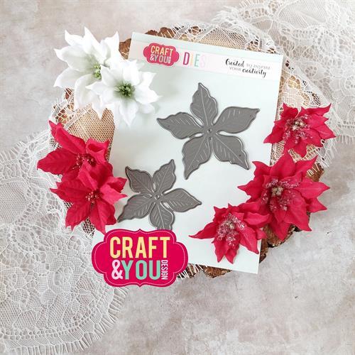 Craft and You die CW261 - Magda's Poinsettia