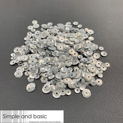 Simple and Basic Sequins SBS101 - Silver