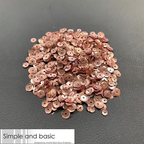 Simple and Basic Sequins SBS107 - Rosegold