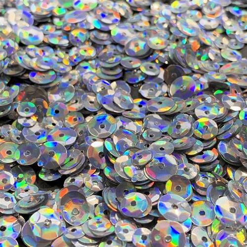 Simple and Basic Sequins SBS119 - Holographic Silver
