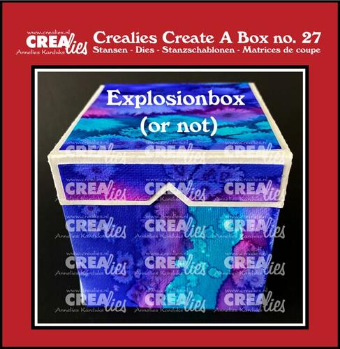 Crealies Dies Create A Box 27 - Explosion (or not) box Medium