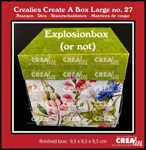Crealies Dies Create A Box 27 - Explosion (or not) box Large