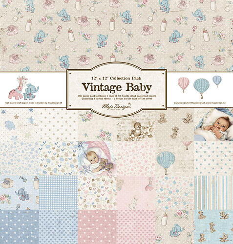 Maja Design - Vintage Baby - 12x12" Collection Pack