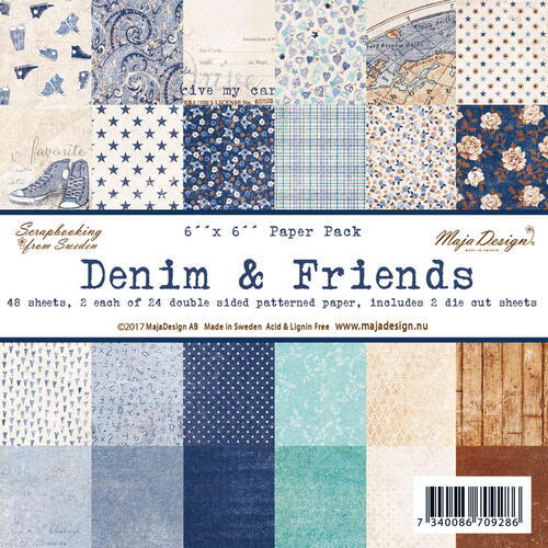 Maja Design - Denim & Friends - 6x6" Collection Pack