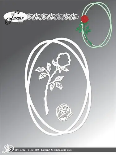 By Lene dies BLD1860 - Oval frame