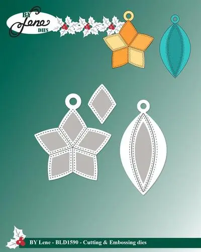 By Lene dies BLD1590 - Patchwork Decoration #2
