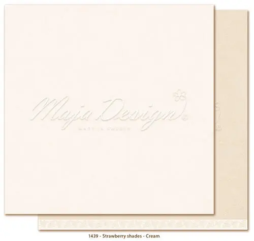 Maja Design - Strawberry - 12x12" Monochromes Cream