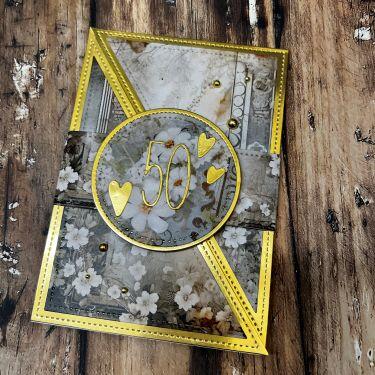 Karton A4 metallic guld - dobbeltsidet 25ark