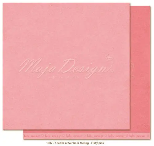 Maja Design - Summer Feeling - 12x12" Monochromes Flirty pink